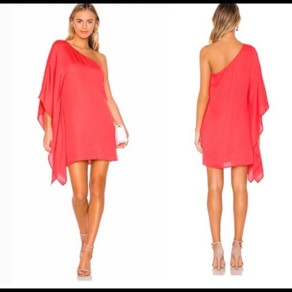 cupcakes and cashmere Womens Deliz Asymetrical One Shoulder Shift Dress